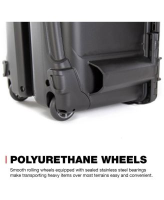 Wheeled Series 938 Lightweight NK-7 Resin Waterproof Hard Case with Padded Divider
