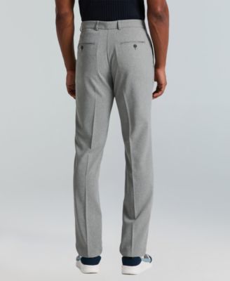 Men's Slim-Fit Gripper Waist Dress Pants
