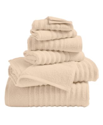 Luxury Combed Cotton 6-Piece Bath Towel Set