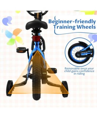 Kids Bike Sport Bicycle with Removable Training Wheels