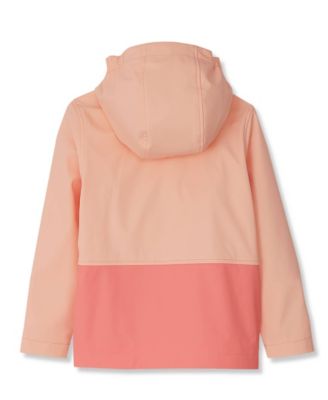 Girls Water Resistant Hooded Slicker Rain Jacket