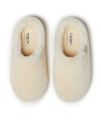 Women's Maryboro Genuine Shearling Platform Fuzzy Clog Slipper