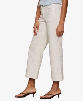 Petite Marine Mid-Rise Crop Jeans