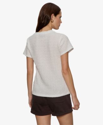 Petite Short-Sleeve Crew Neck T-Shirt