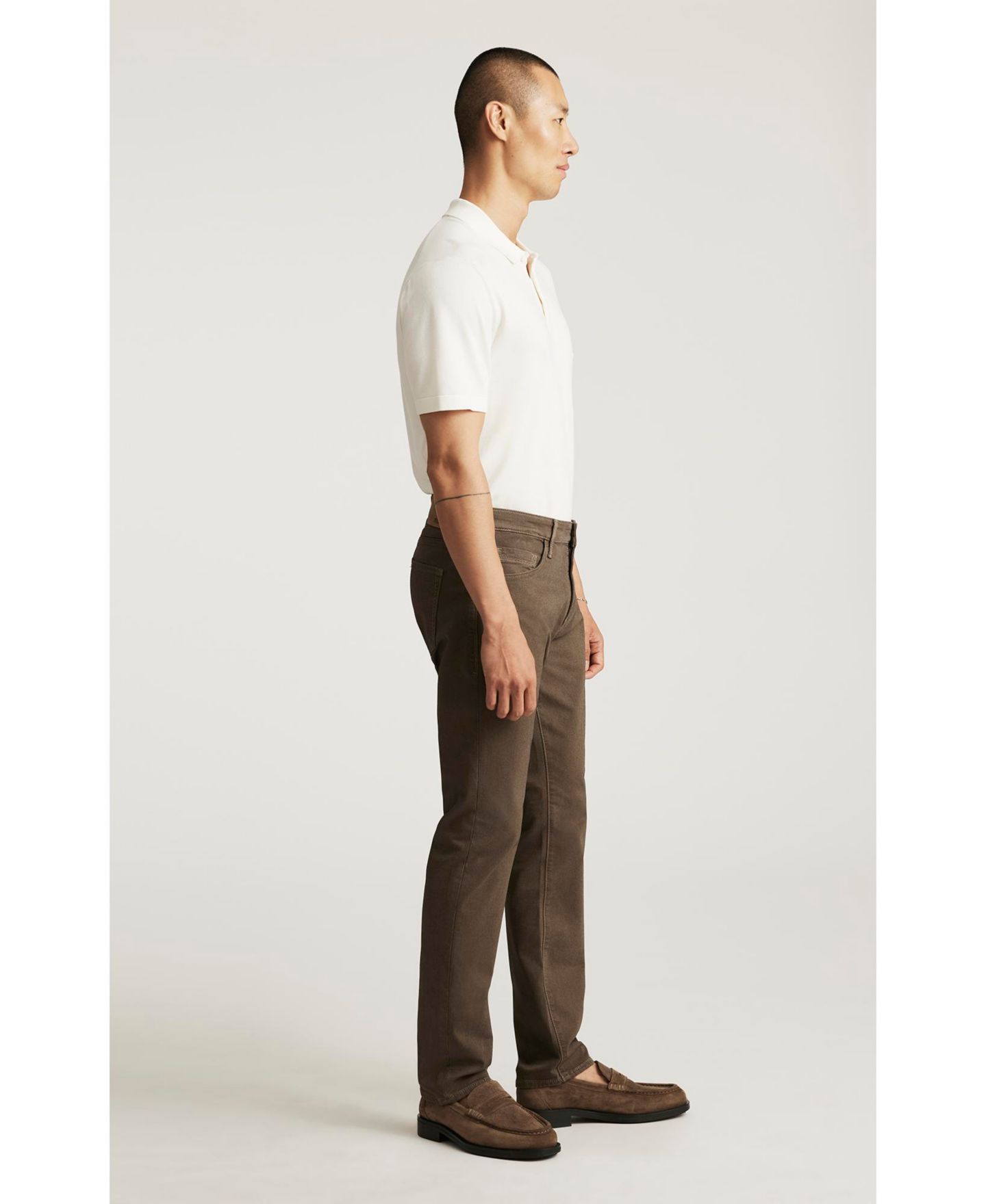 Мужские джинсы Mavi Jeans Marcus Slim Straight Leg In Brown Athletic, цвет: Светлый коричневый — фото 2
