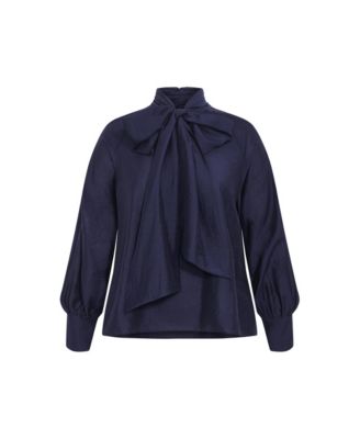 Women's Kelsey Neck Tie Top