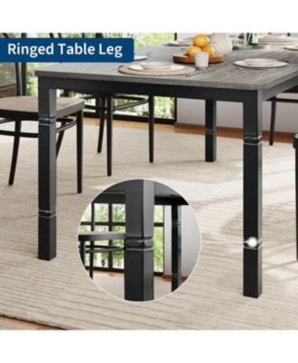 Kitchen Table 79 inch Large Industrial Dining Room Table for Dining Room, Home Office, Living Room