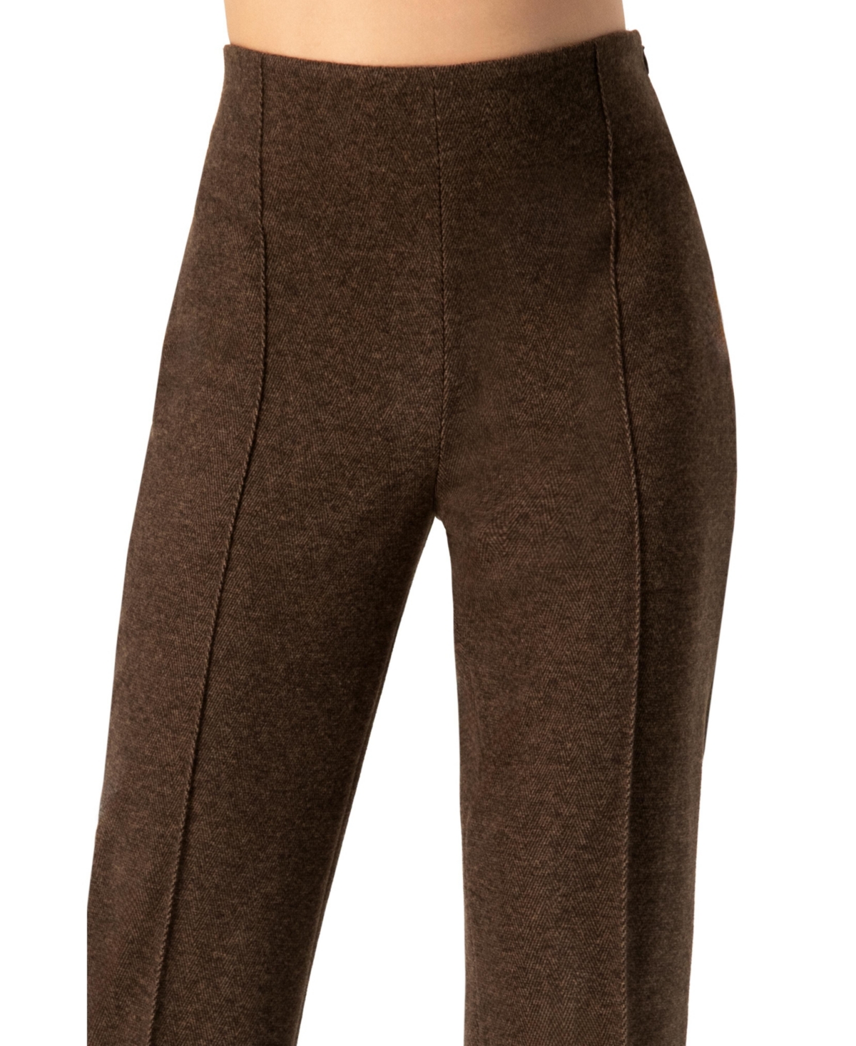 Ivonne Women's Straight-Leg Trousers with Side Slits