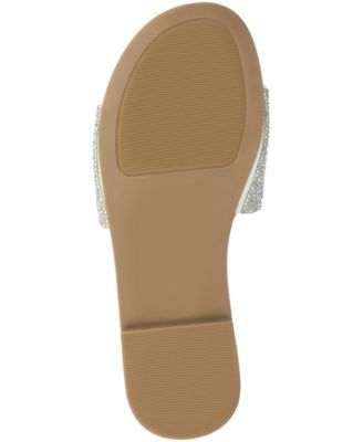 Women's Maria Slip-On Metallic Beaded Slide Sandals