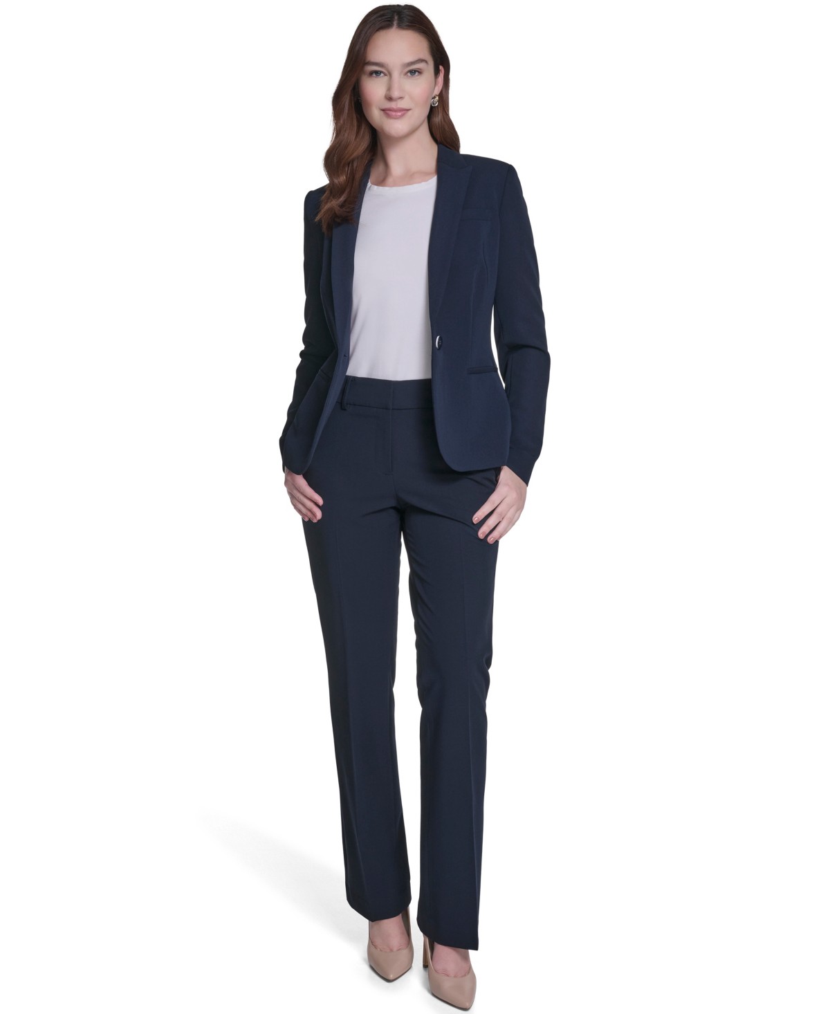 Женские Tommy Hilfiger Women’s One-Button Blazer — фото 3