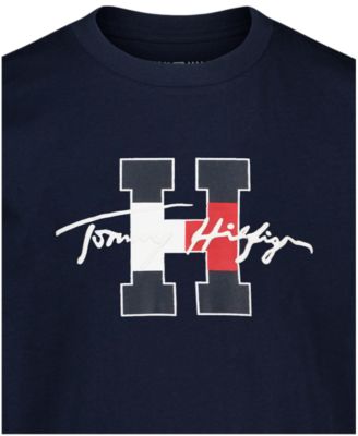 Boys' 8-20 Script H Logo Print T-Shirt