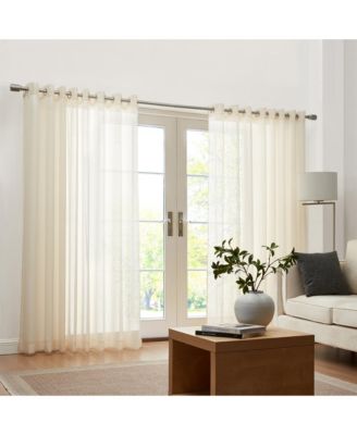 Carmen Sheer Extra Wide Indoor/Outdoor Sheer Window Curtain