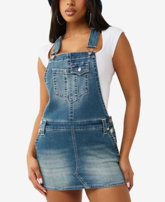 Women's Denim Overall Dress
