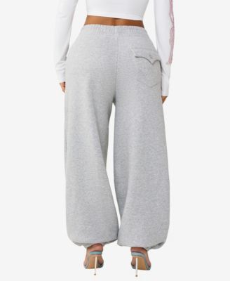 Women's Big T Crystal Baggy Jogger Pants
