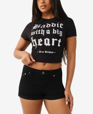 Women's True Baddie with Big Heart T-Shirt
