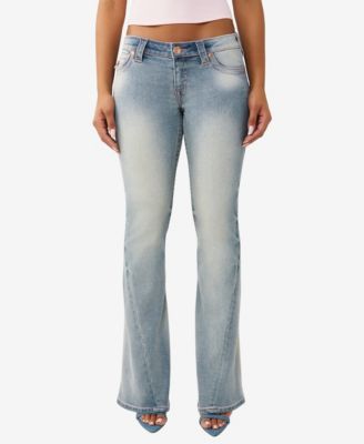 Women's Joey Low Rise Flare Flap Jeans