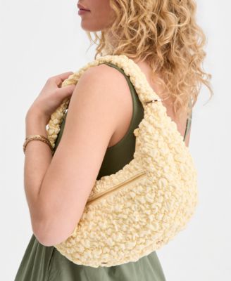 Harlowwe Stripe Ruched Hobo