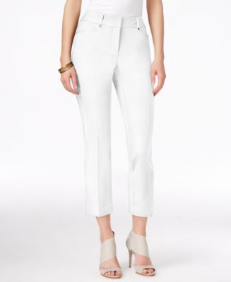 Alfani Slim-Leg Capri Pants, Only at Macy's - Pants & Capris - Women ...