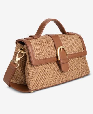 Kristt Straw Small Satchel Bag