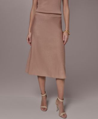 Women's Sequin Detail Midi Skirt