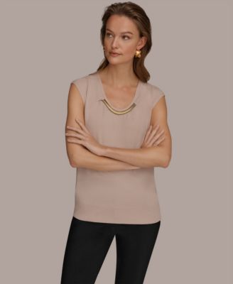 Donna Karan New York - Women's Scoop Neck Top