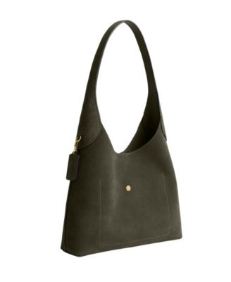 Brooklyn Medium Suede Shoulder Bag 28