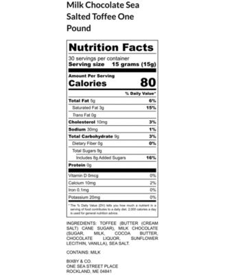 Milk Chocolate Sea Salted Toffee Gift Box, 1 lb