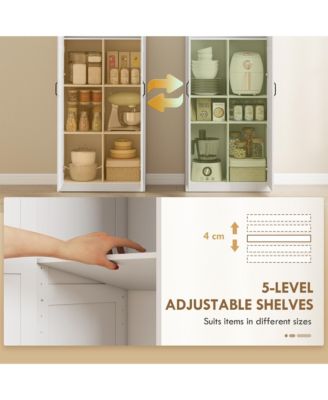 Kitchen Pantry Cabinet with Soft-Close Hinges Kitchen Cabinet