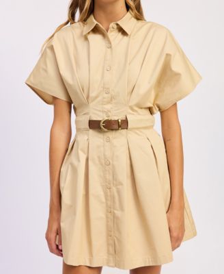 Women's Cecilia Collared Mini Shirt Dress