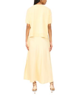 Women's Sweetheart Neck Sweater Dress 