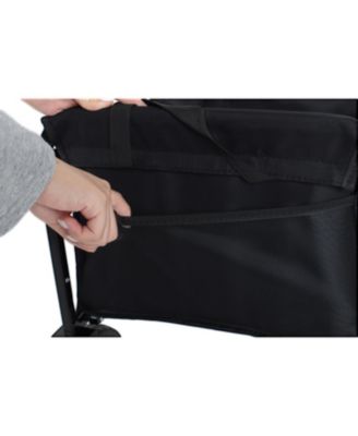 Expandable Dual-Layer Storage Wagon Utility Carts w/ 225LBS Capacity, 360° All-Terrain Wheels