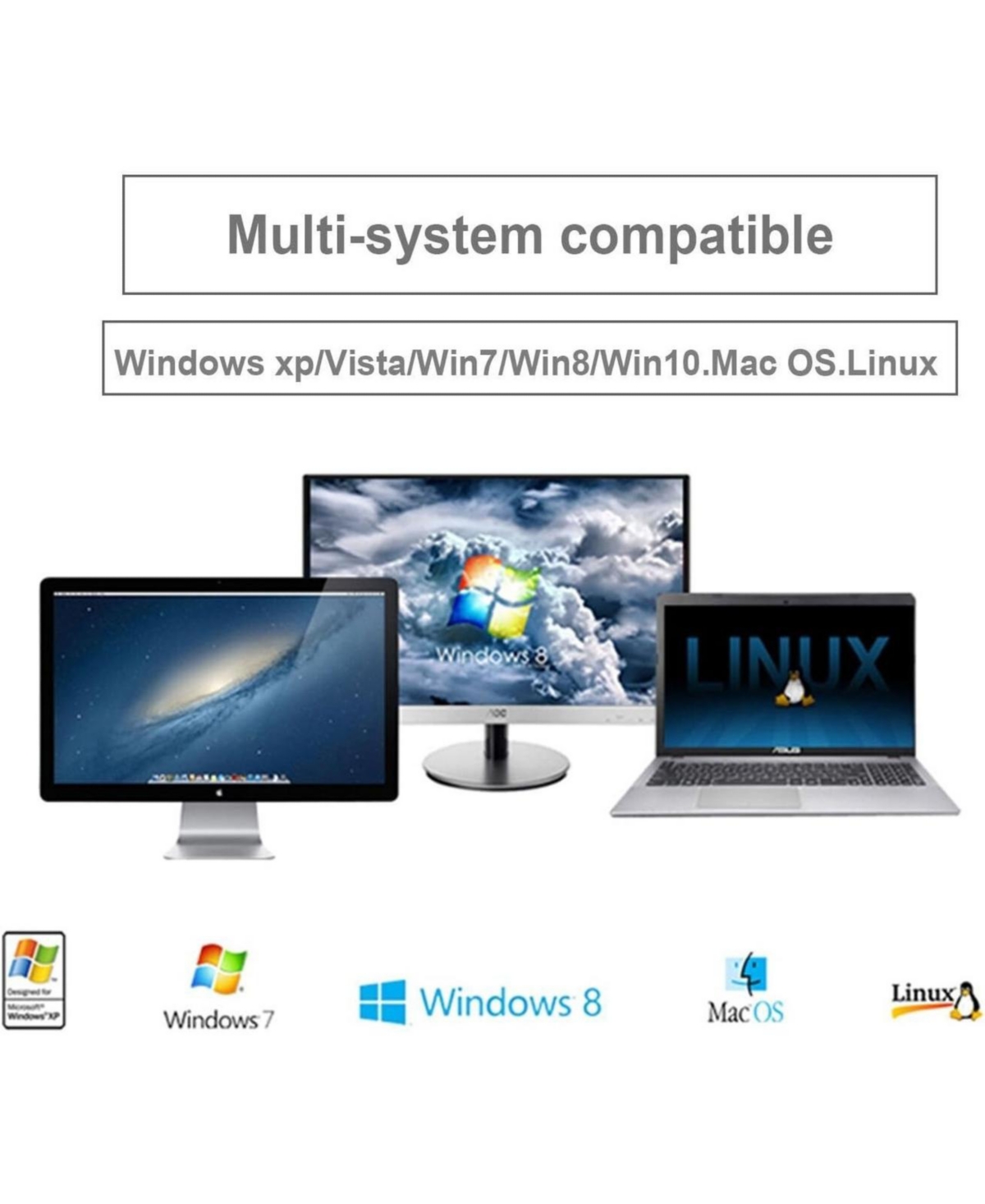 Risokeys 4-Port Usb 2.0 Hub High-Speed 480Mbps, Compact Portable Splitter – Ideal for Professionals,Home Users