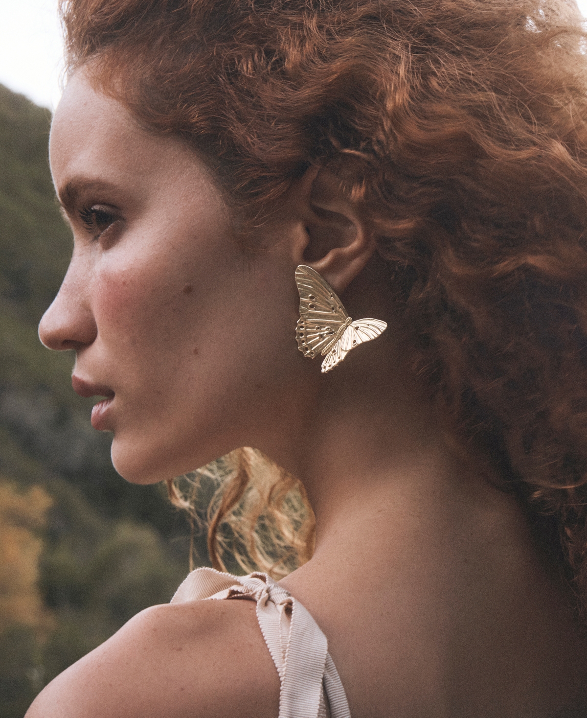 Kendra Scott Cailey 14k Gold Over Brass Butterfly Statement Stud Earrings