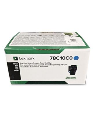 78C10C0 1400 Page-Yield Return Program Toner - Cyan