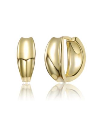 Chic Small Huggie Hoop Earrings in 14K Gold Plated
