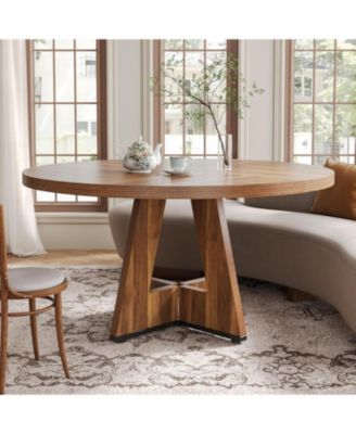 Kitchen Table Round Dining Table for 4  Round Dinner Table Farmhouse