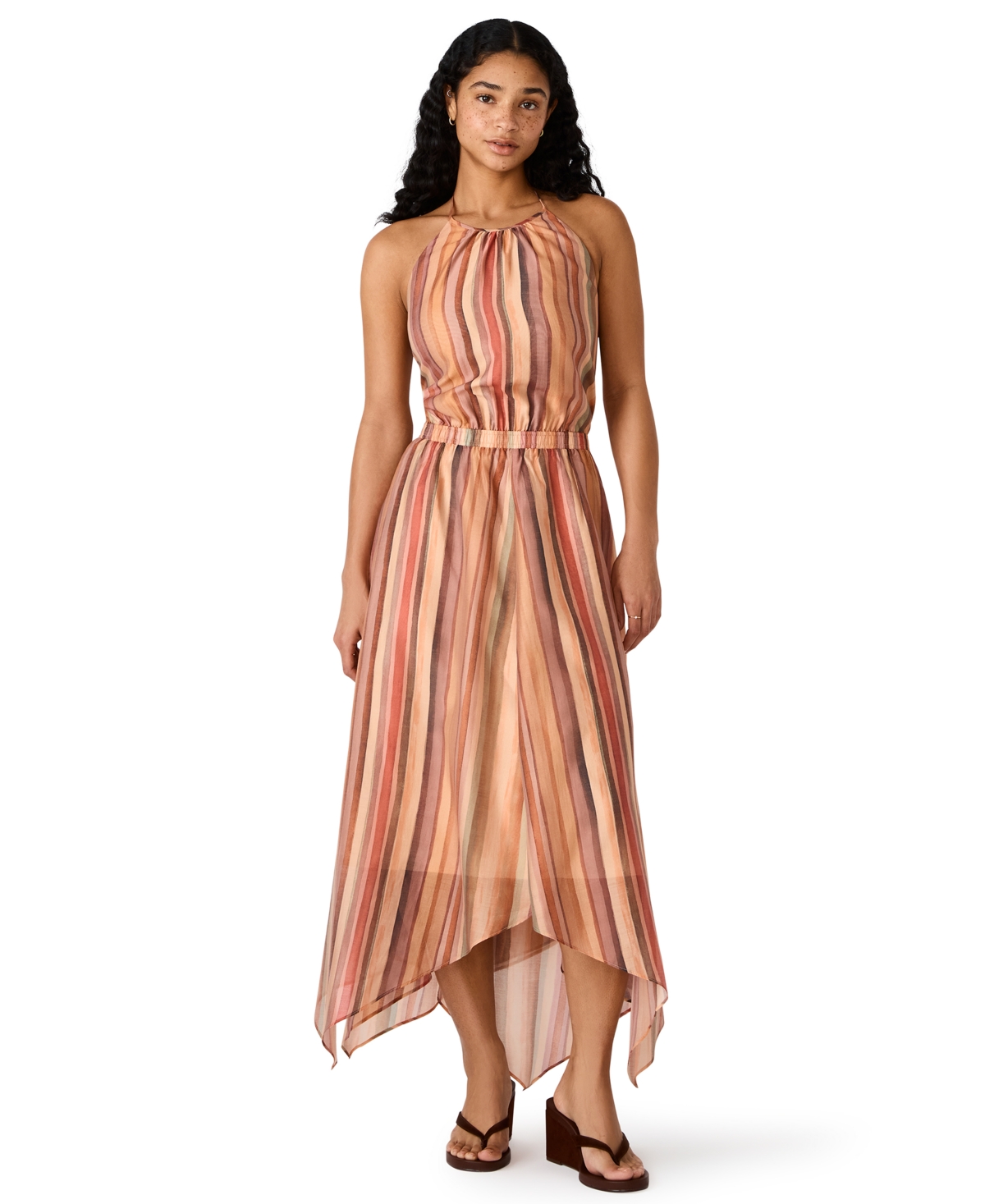 Bb Dakota Women's Dalina Halter Neck Sleeveless Dress