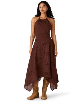 Women's Dalina Halter Neck Eyelet Dress