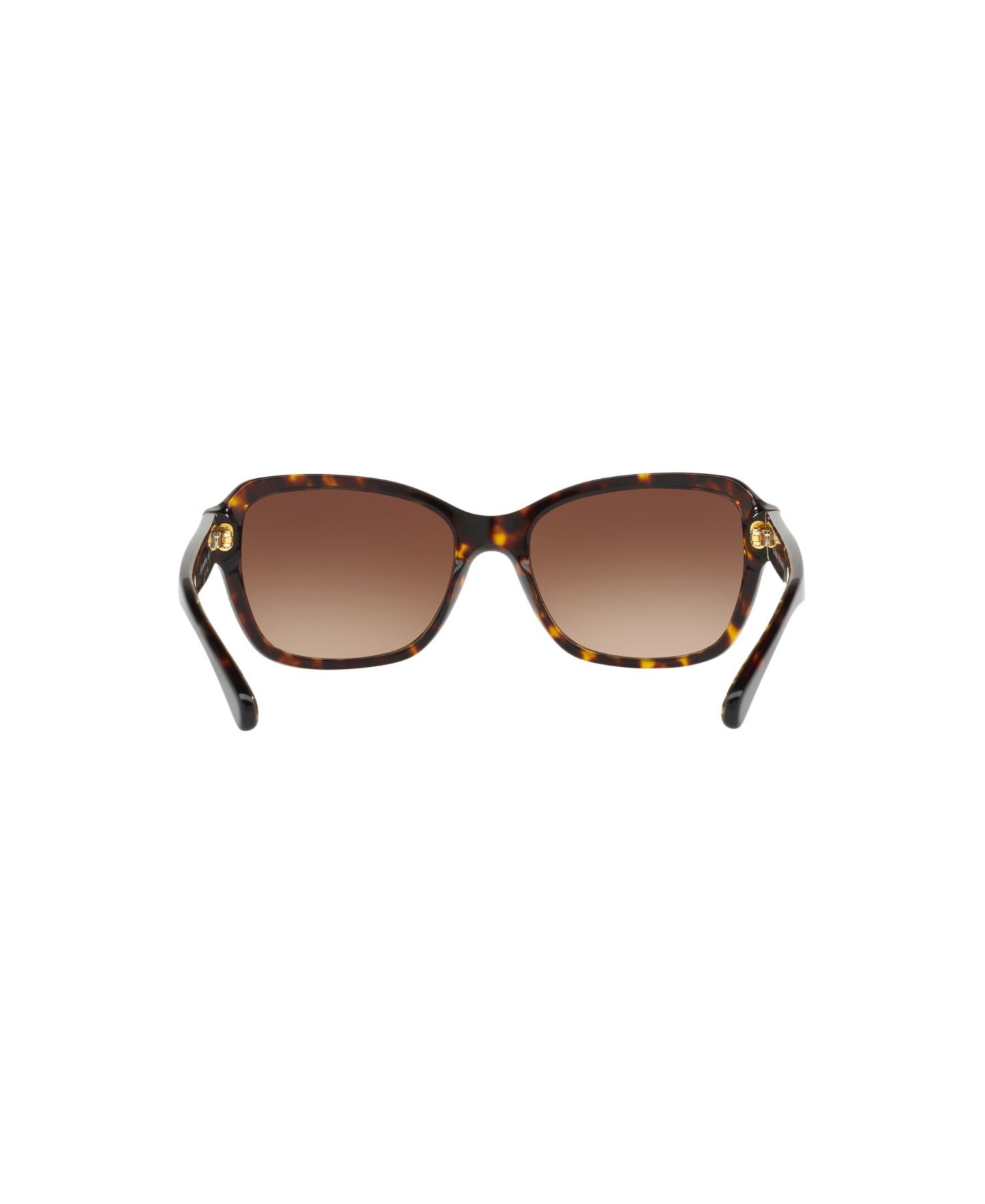 Женские солнцезащитные очки Coach Rectangle Sunglasses, L1010 HC8232, цвет: Тёмный черепаховый — фото 4