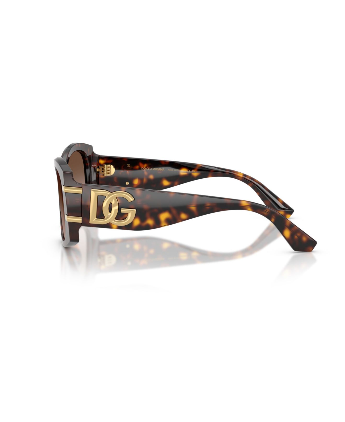 Женские солнцезащитные очки Dolce&Gabbana Butterfly Sunglasses, DG4501, цвет: Гавана — фото 3