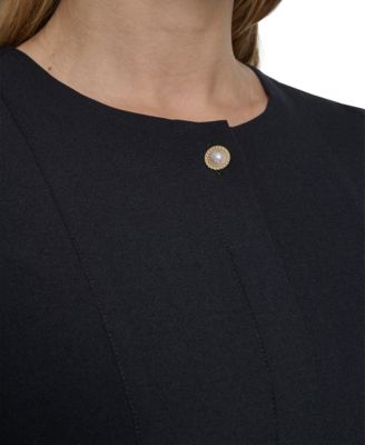 Women's Puff-Sleeve Short Dress