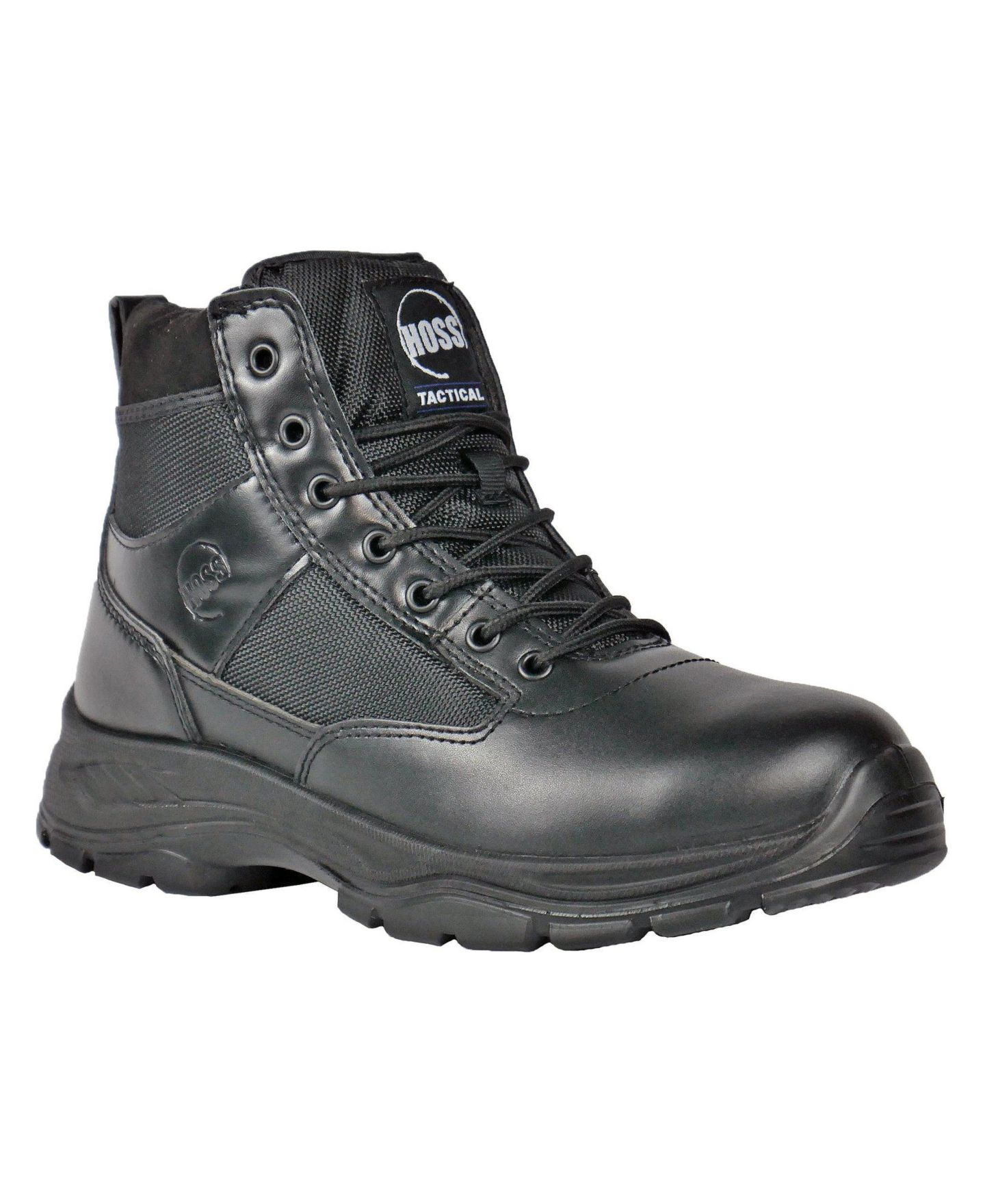 Мужские ботинки Hoss Boot Company HOSS Watchman 6 Inch Soft Toe Side Zip Work Boot, цвет: Чёрный — фото 1