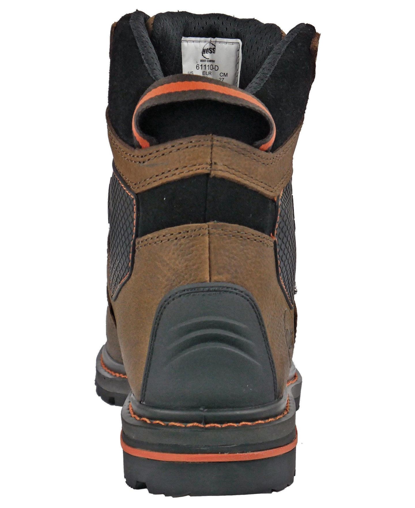 Мужские ботинки Hoss Boot Company Range 6 Inch Composite Toe Work Boot, цвет: Коричневый — фото 3