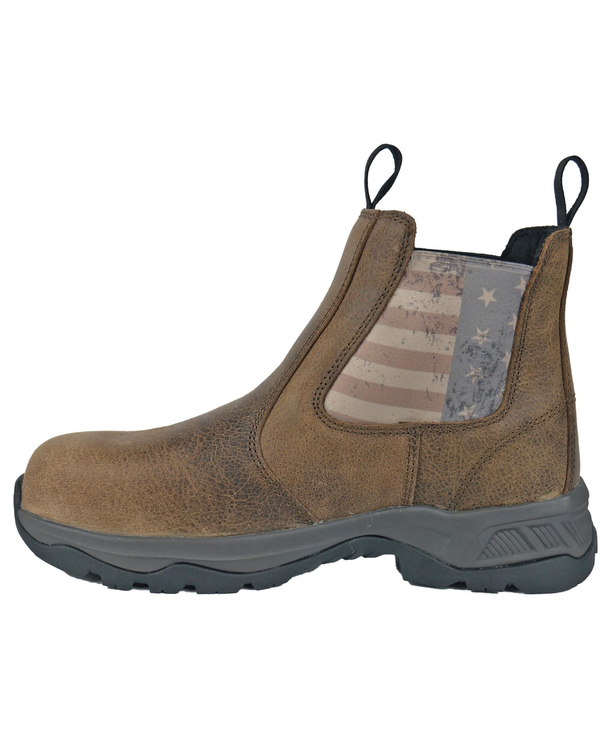 Hoss Boot Company Men's Old Glory Distressed Composite Toe Work