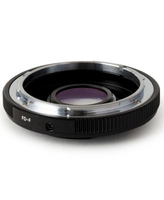 Canon FD Lens Mount to Nikon F Camera Mount Adapter with Optical Glass