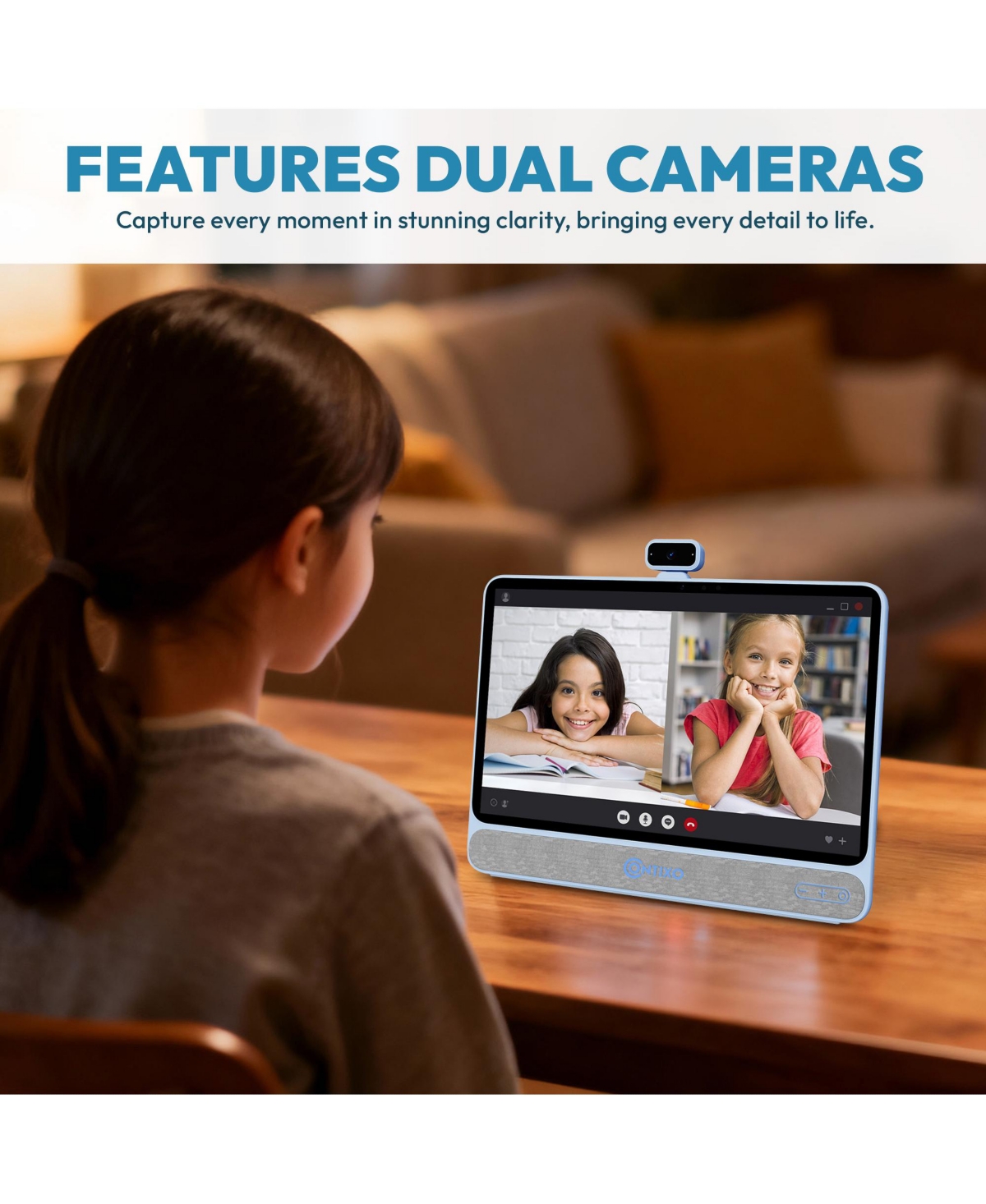 Contixo A3 15.6" Educational Touchscreen Tablet, Android 11 Hd, 256GB Storage, 13MP Camera & Built-in 10W Speaker