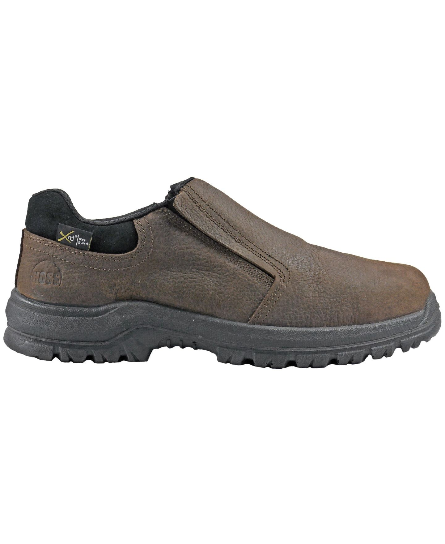 Мужские туфли Hoss Boot Company Worker Slip On Composite Toe Met Guard Work Shoe, цвет: Коричневый — фото 3