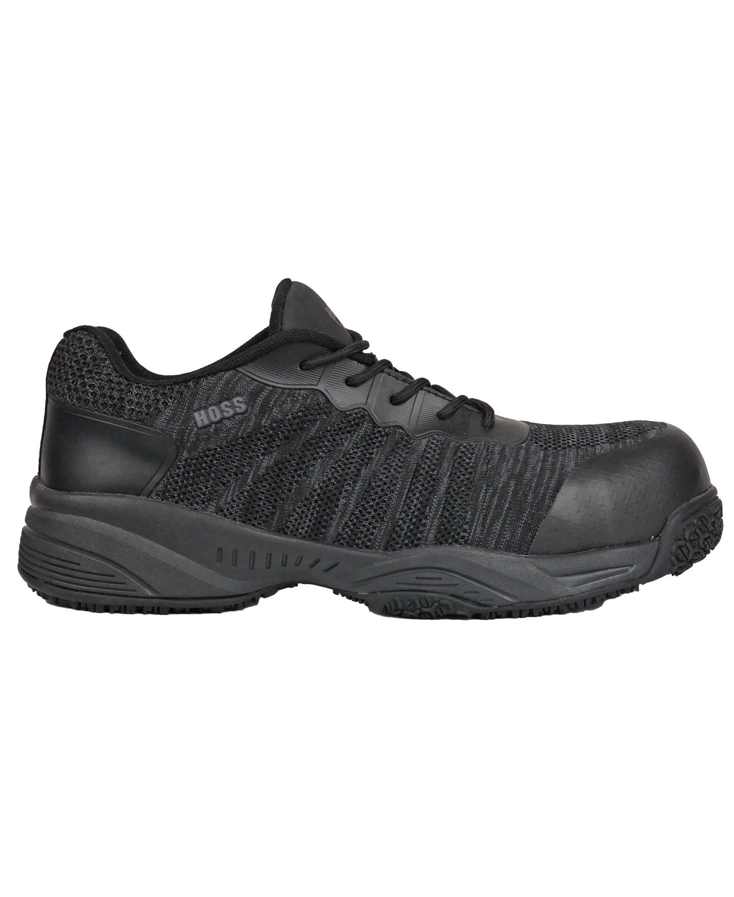 Мужские кроссовки Hoss Boot Company Spadix Men s Composite Toe Athletic Work Shoe Slip Resistant EH Safety, цвет: Чёрный — фото 3