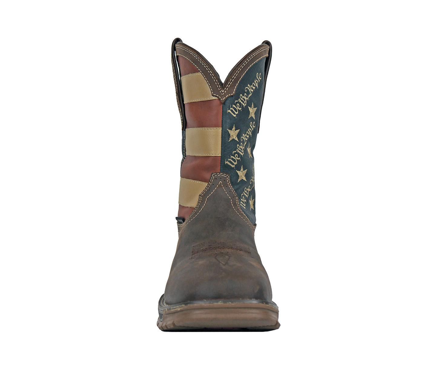 Мужские ботинки Hoss Boot Company We The People Soft Toe Western Work Boot, цвет: Коричневый — фото 5