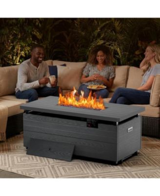 50" Propane Fire Pit Table, 50,000 BTU with Adjustable Flame